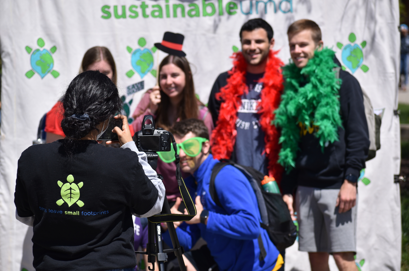 Students at UMD's EarthFest