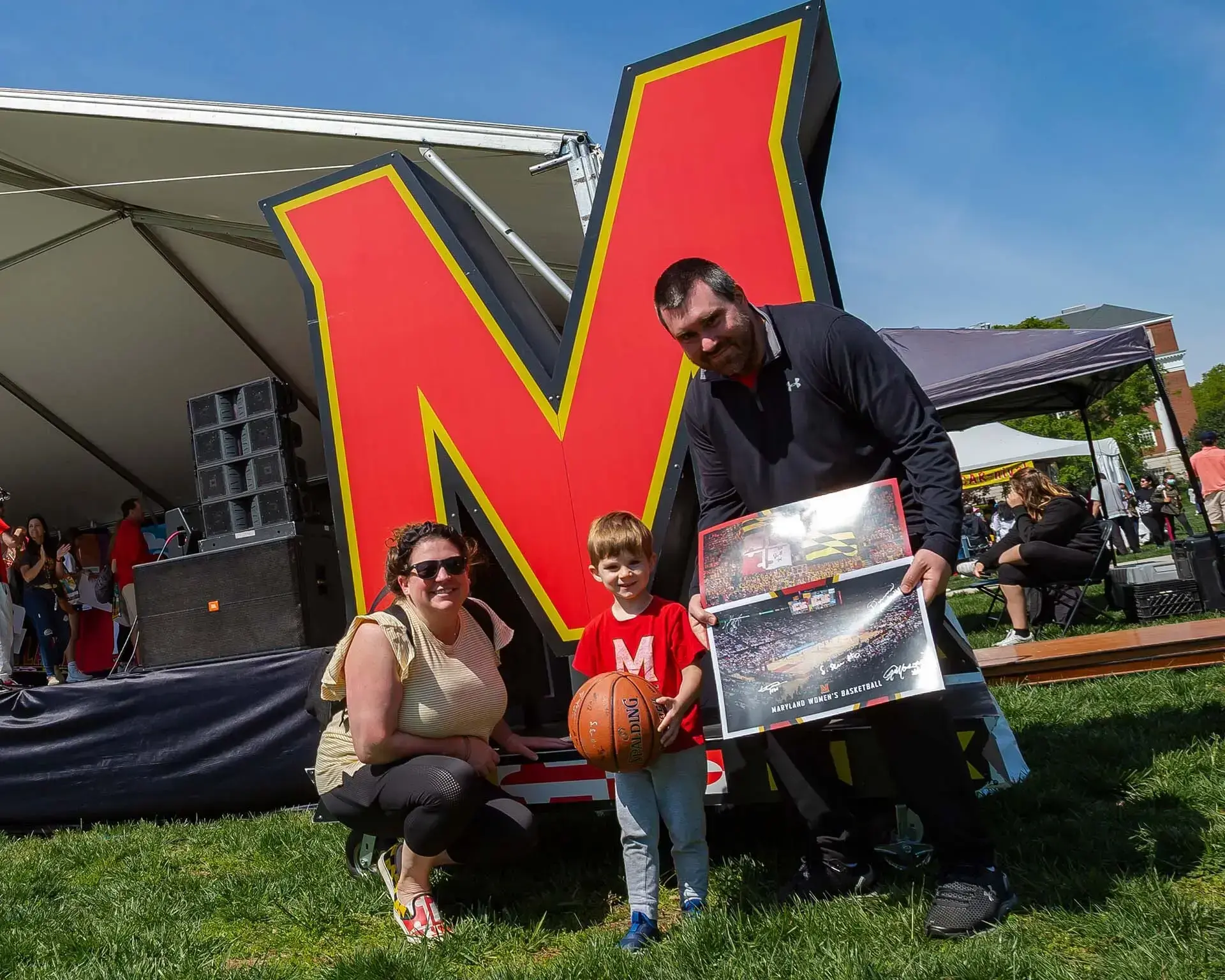 Family at Maryland Day